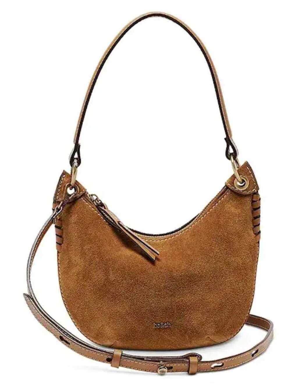 BA&SH swing suede shoulder bag NWT